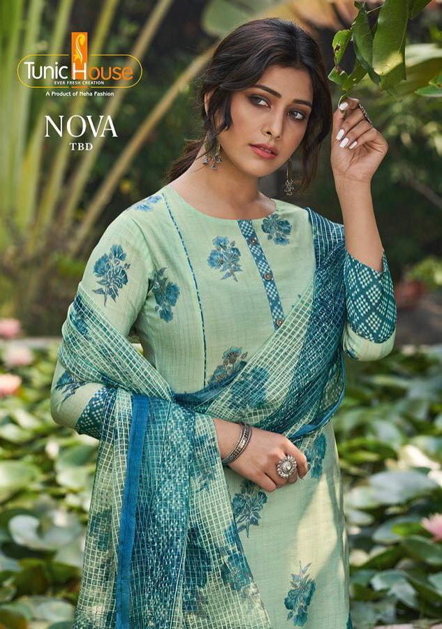 Neha Fashion Nova Silk Tdb Muslin Soft Silk Printed Salwar Kameez In India