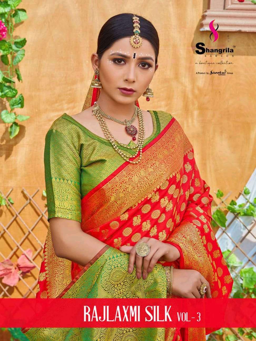 rajlaxmi silk vol 3 by shangrila traditional wear silk designer saree