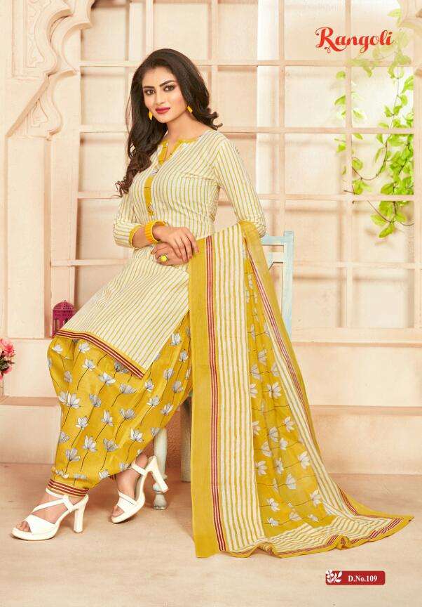 rangoli by k cotton  heavy pure cotton Unstitched suit catolg collection wholesaler best rate