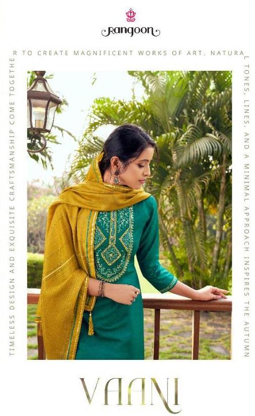 Rangoon Vaani Cotton Silk Readymade Exclusive Stylish Suits Trader