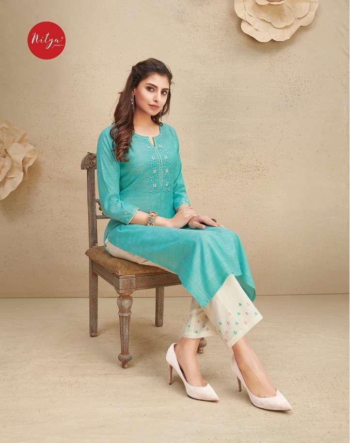 shanaya by lt nitya cotton ladies top with pant pair good looking collection