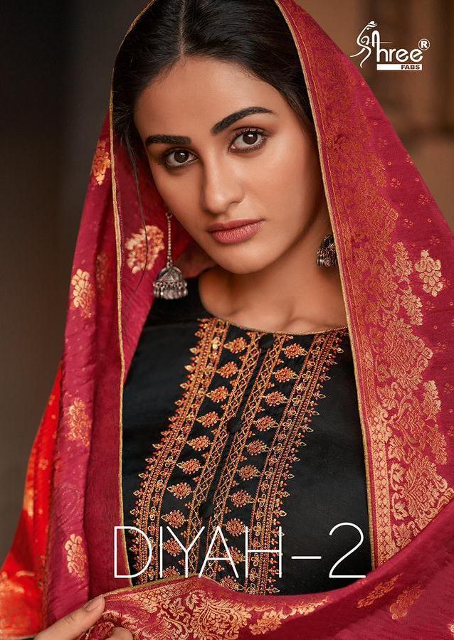 Shree Fab Diyah Vol 2 Tussar Silk Traditional Wear Indian Look Salwar Kameez