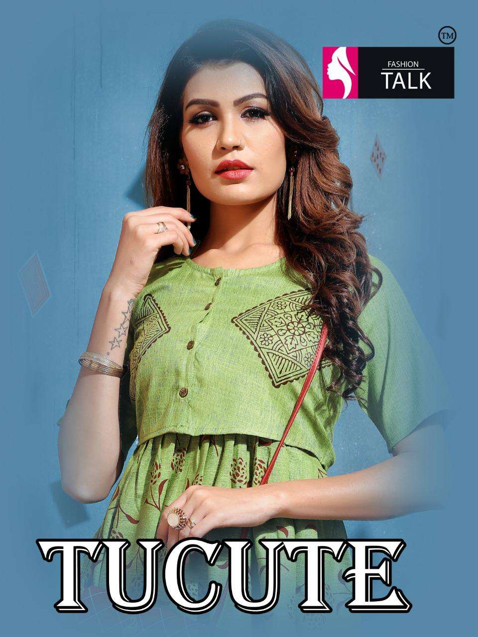 tucute vol.7 by fashion talk heavy rayon kurti with jacket Cataolog Collection Wholesaler Best Rate In Ahmedabad Surat Chennai India Uk Usa Malaysia Singapore Canada Australia