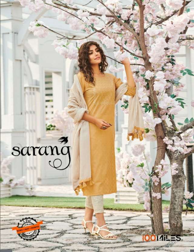 100 miles sarang readymade cotton salwar kameez collection