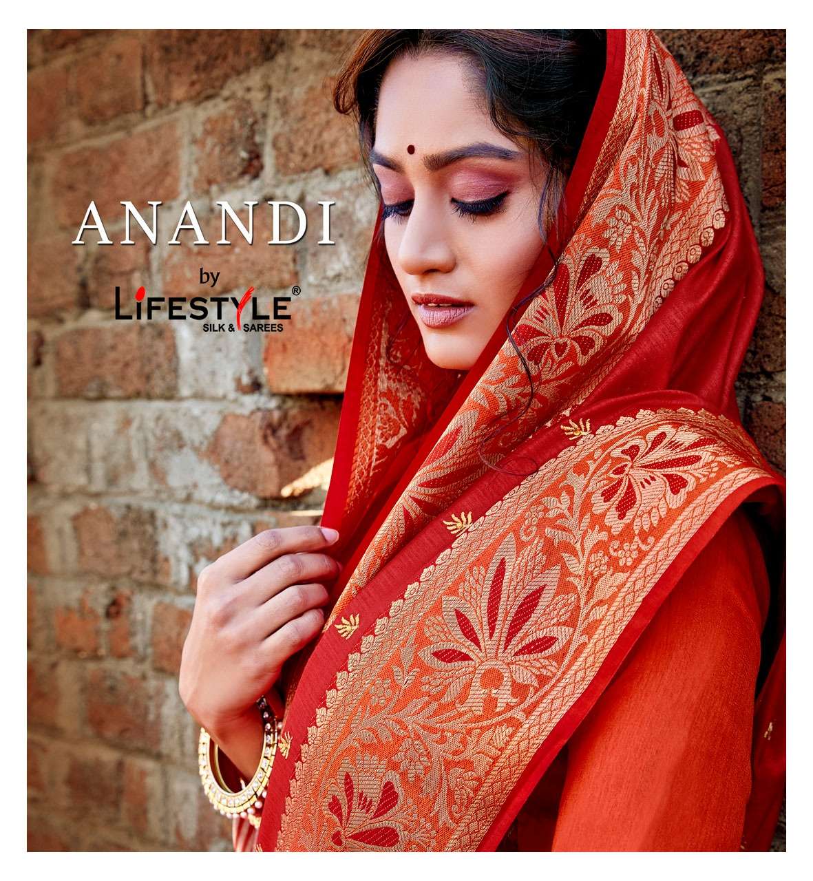 anandi by lifestyle dola silk classic saree wholesaler 