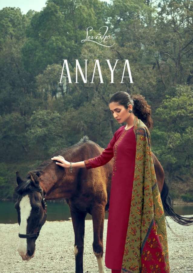 anaya by levisha jam cotton kashmiri work suits wholesaler