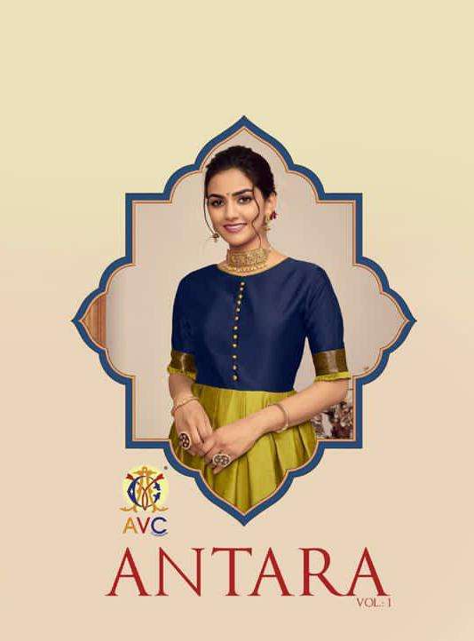 avc antra vol 1 silk gown readymade collection 