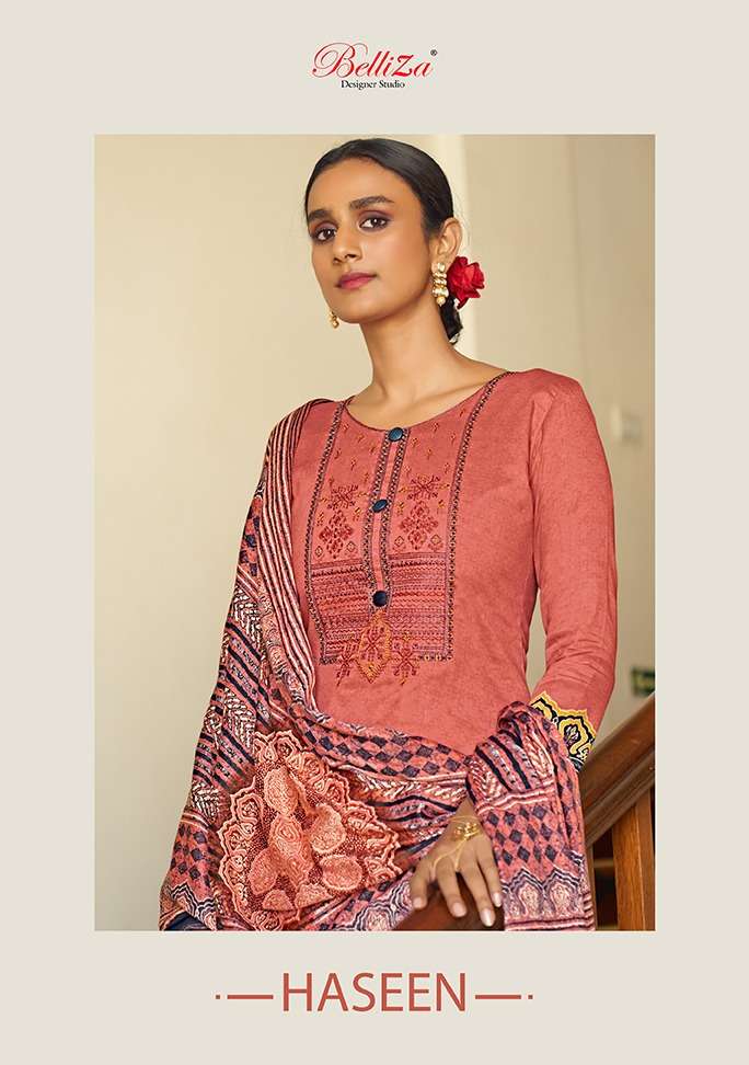 belliza haseen jam cotton summer wear dress materials