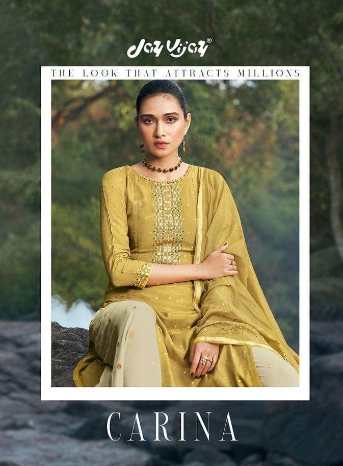 carina by jay vijay muslin jacquard exclusive indian salwar kameez