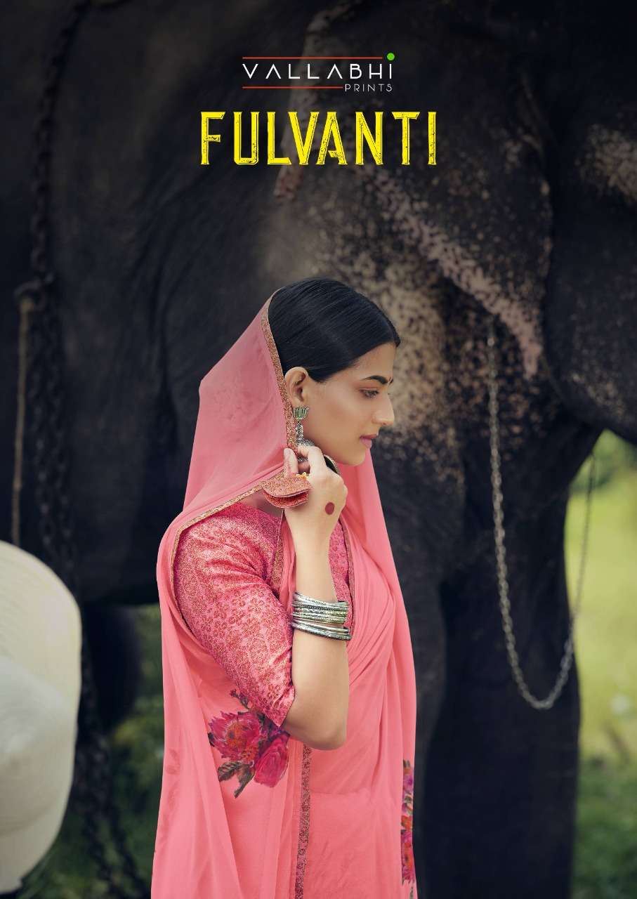 fulvanti by vallabhi weightless printed daily wear fancy saree