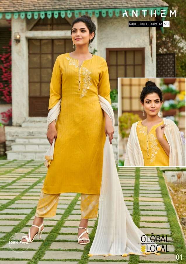 global local present anthem rayon embroidery readymade salwar kameez