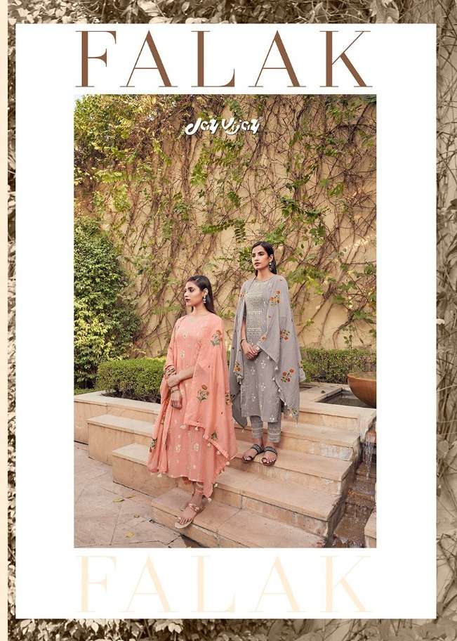 jay vijay falak 5681-5690 series cotton ladies suits for summer 2021 