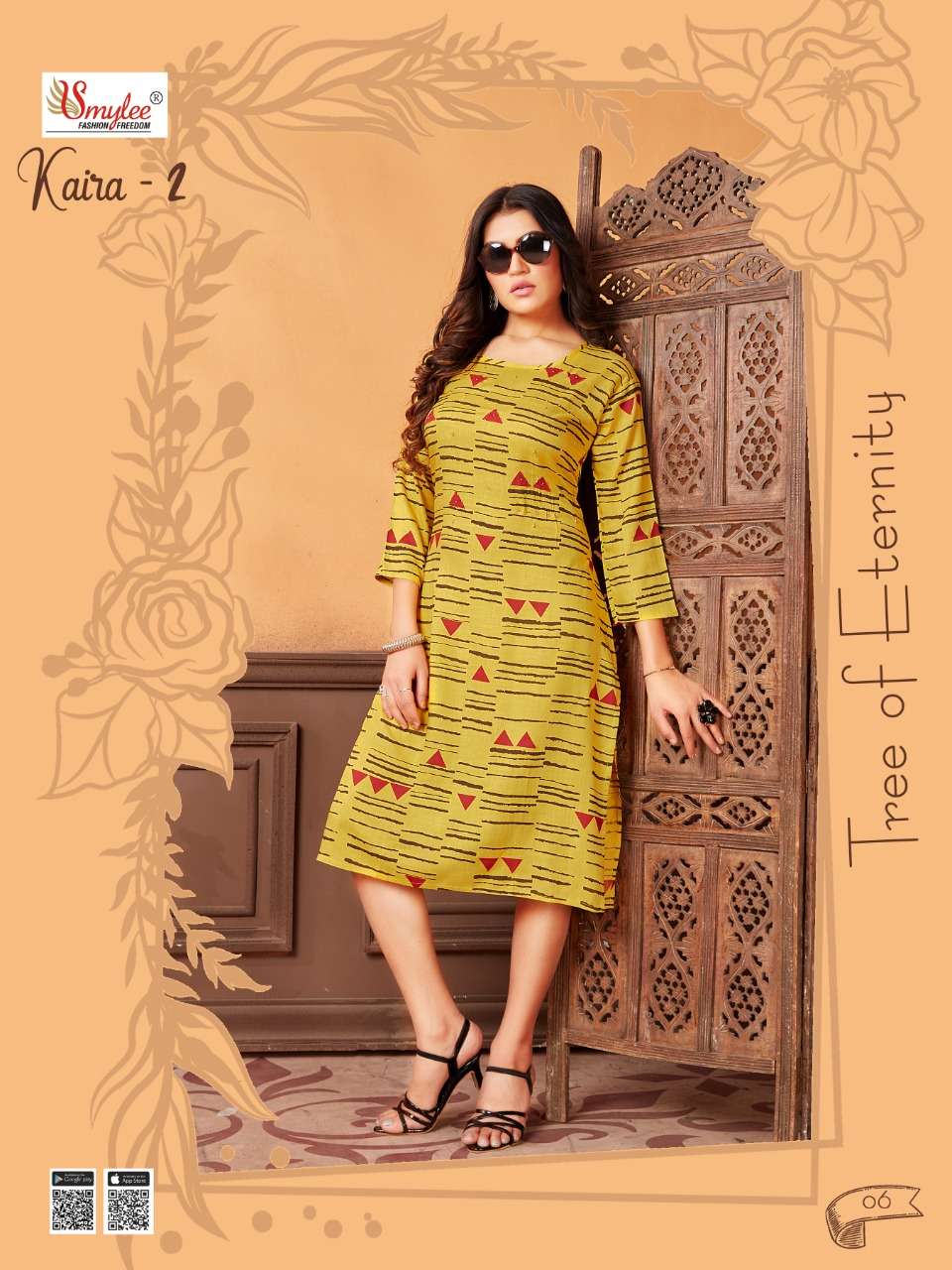 kaira vol 2 by rung rayon simple women kurti collection