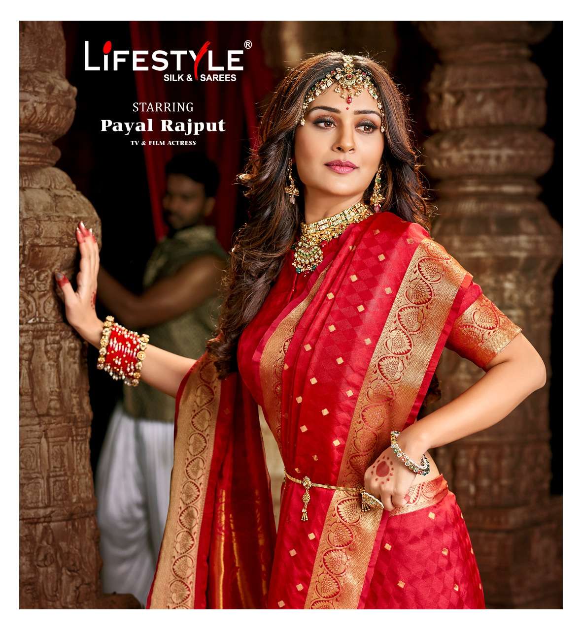 lifestyle gajra lichi silk traditional wear best price sarees in surat