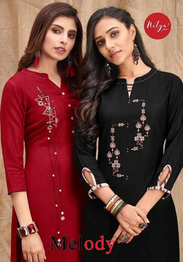 lt nitya melody fancy cotton designer top with pant supplier