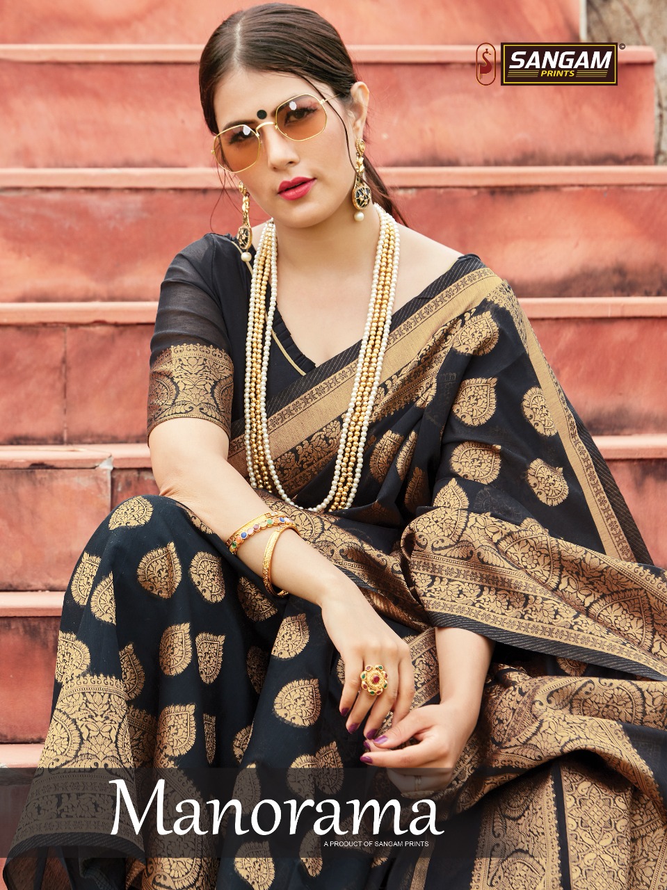 Manorama By Sangam Prints Cotton Handloom Ethnic Wear Exclusive Saree Clothing Store In Surat