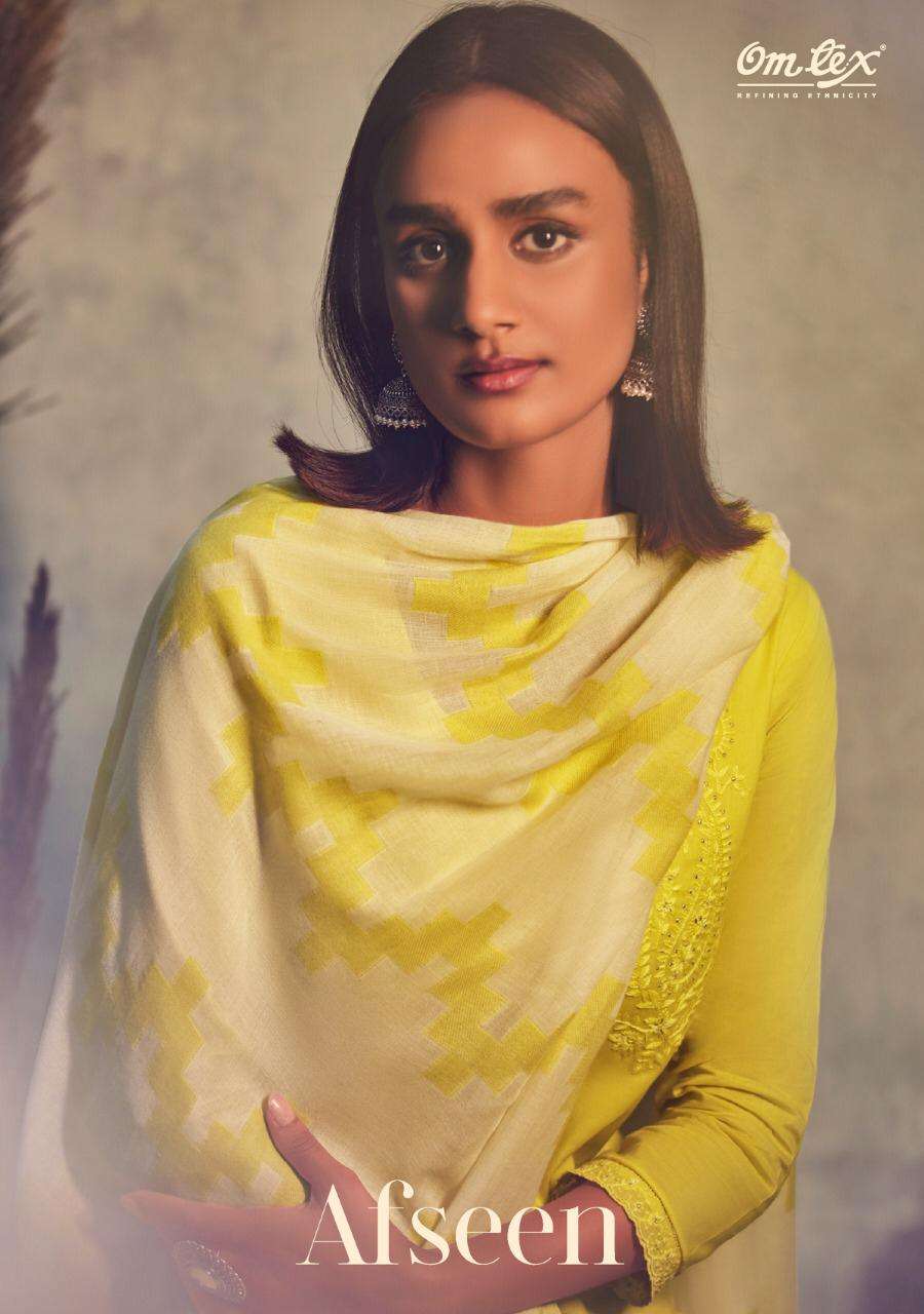 om tex afseen 1561-1566 series lawn cotton summer collection of salwar suits 