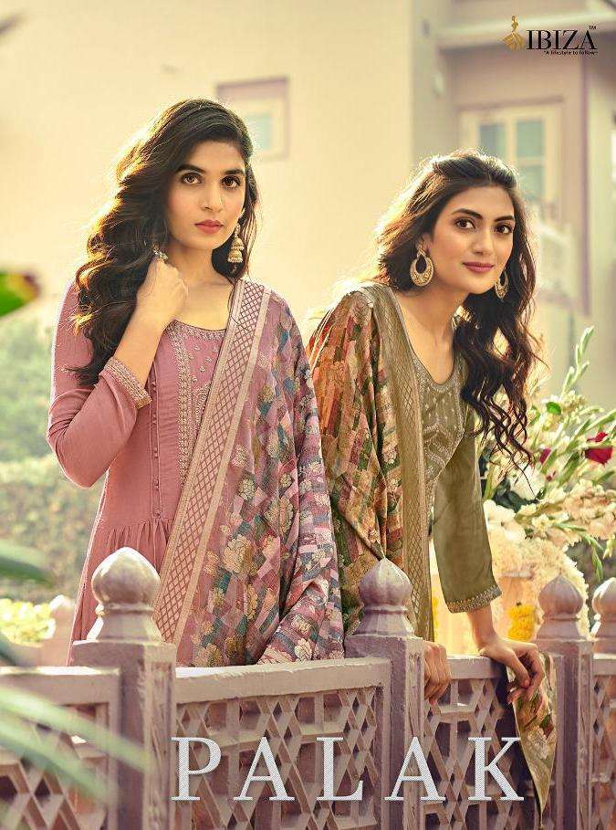 palak by ibiza muslin silk embroidery exclusive suits wholesaler 