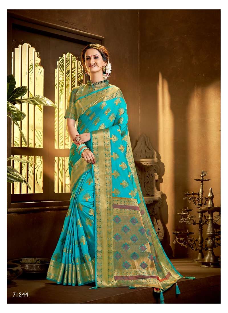 patralekha by lifestyle nylone silk traditional wear saree wholesaler