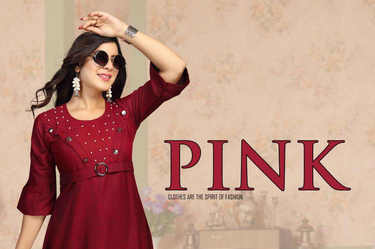 pink by fashion talk heavy rayon kurti Catalog Collection Wholesaler Lowest Best Price In Ahmedabad Surat Chennai India Uk Usa Malaysia Singapore Canada Australia