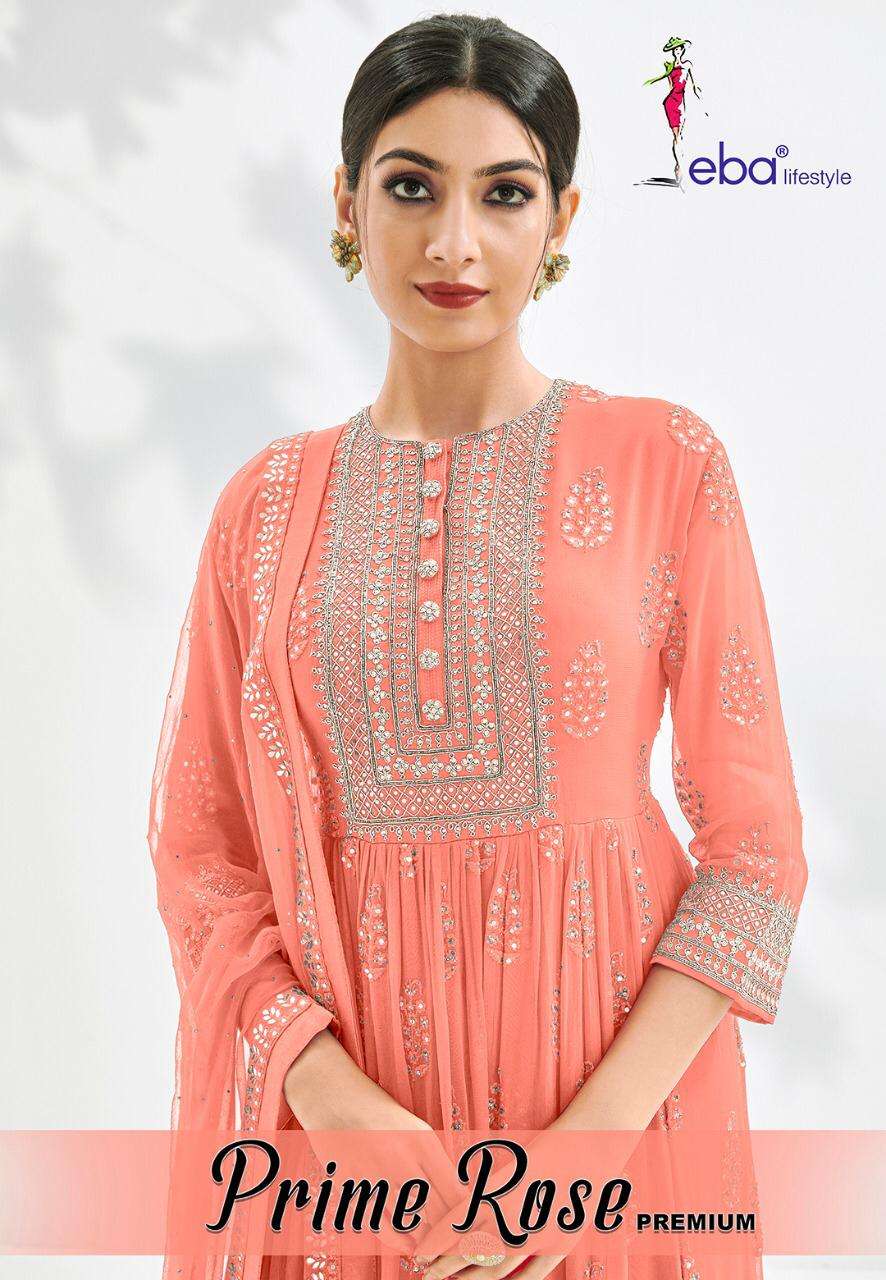 prime rose premium by eba lifestyle embroidery long dresses wholesaler