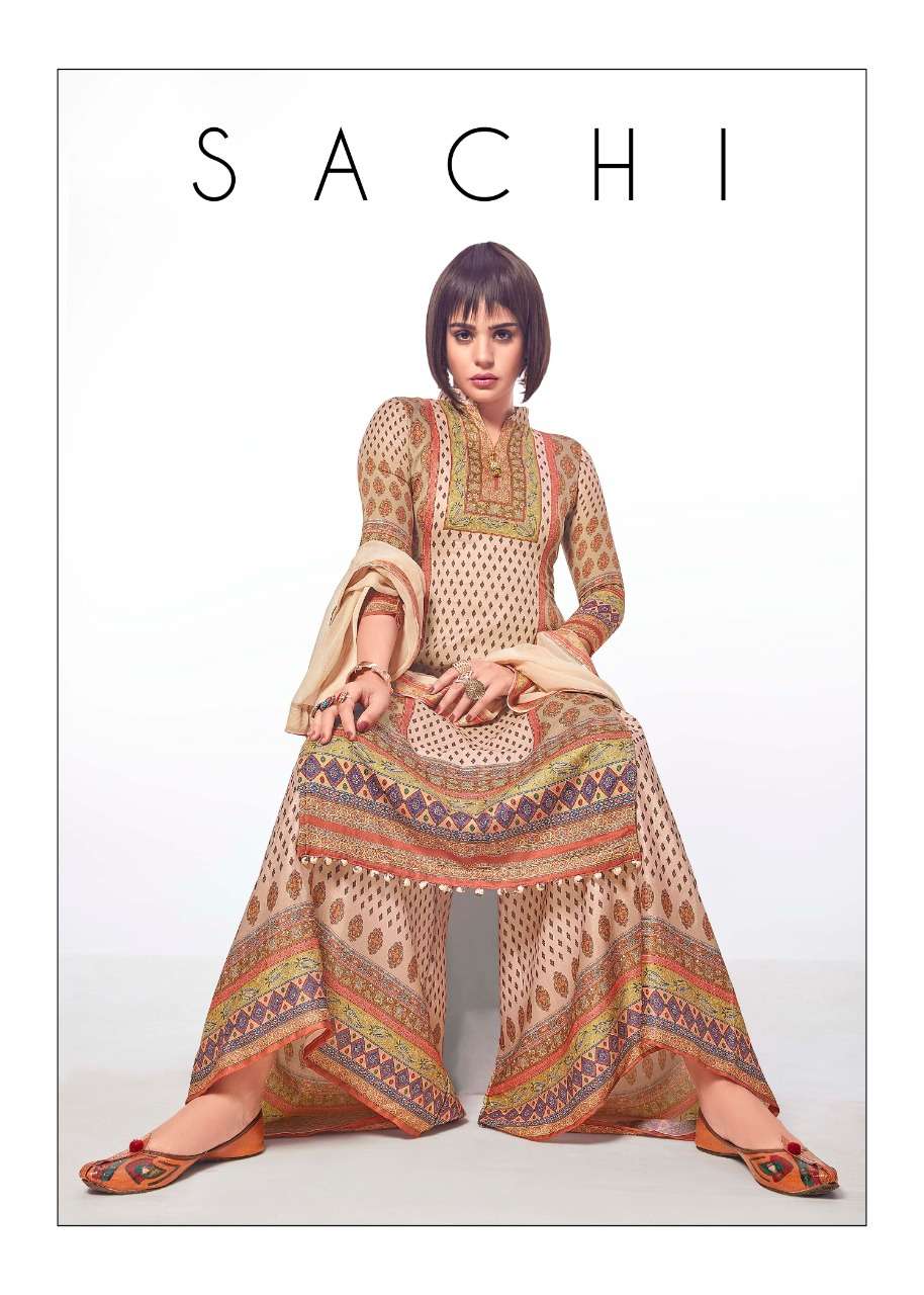 sachi by bipson cotton satin digital printed dress materials