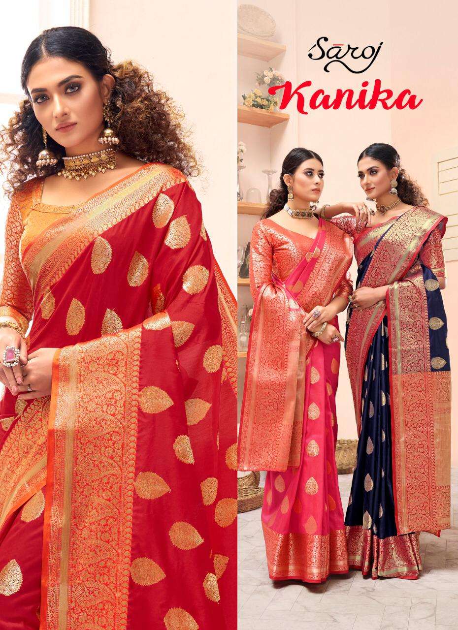 saroj kanika dora silk traditional wear saree 