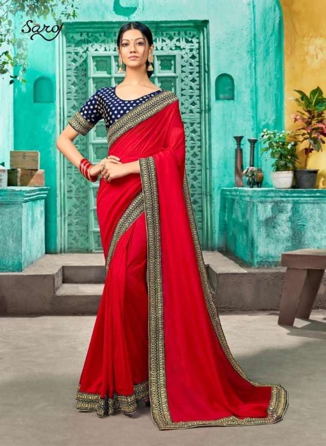 shagun by saroj vichitra silk exclusive fancy saree