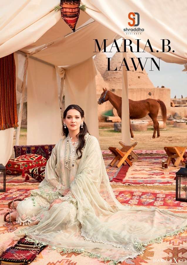 shraddha maria b lawn vol 1 pakistani cotton lawn salwar kameez