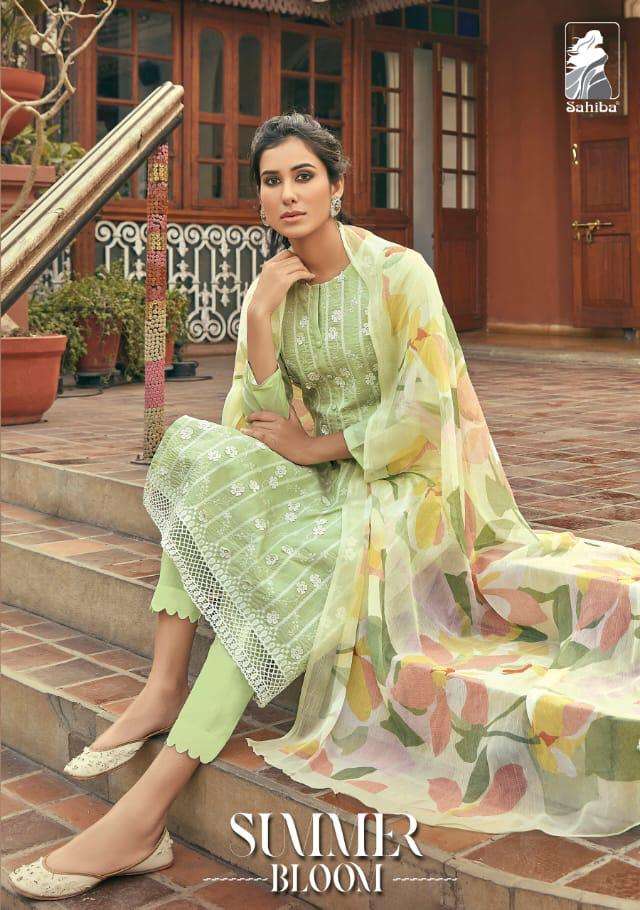 summer bloom by sahiba cotton cambric exclusive indian salwar kameez