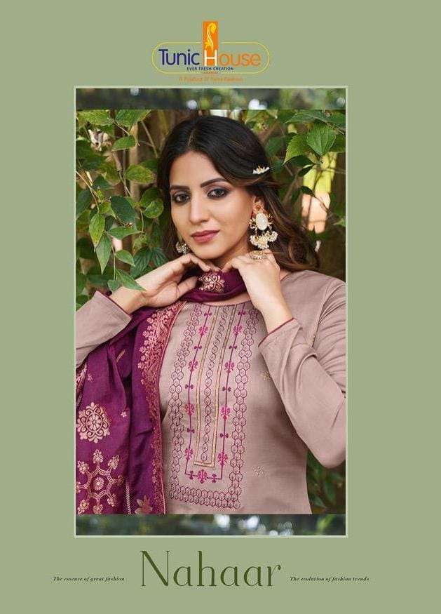 tunic house nahaar jam cotton embroidery salwar kameez