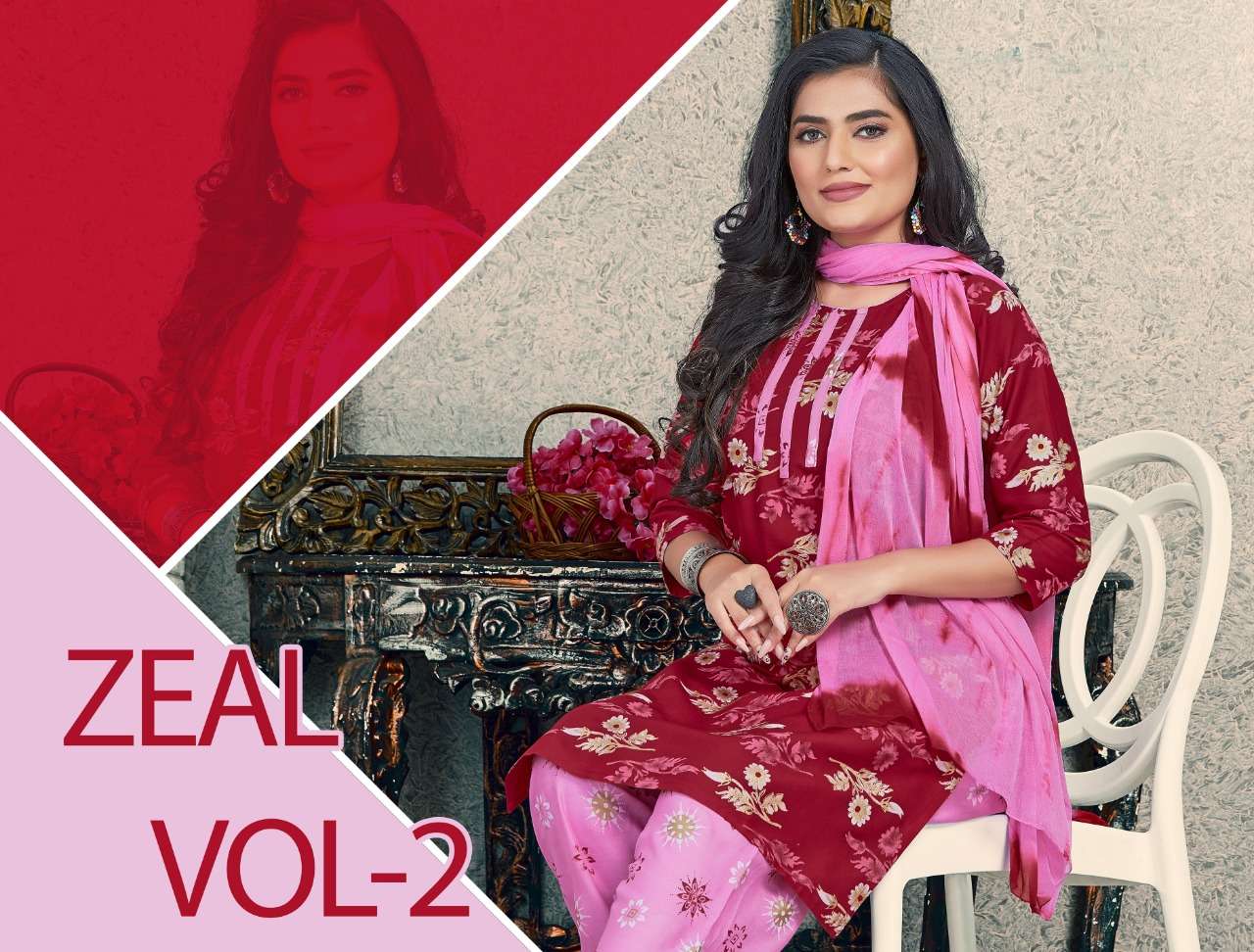 Zeal vol.2 by trendy heavy rayon readymade Catalog Collection Wholesaler Lowest Best Price In Ahmedabad Surat Chennai India Uk Usa Malaysia Singapore Canada Australia