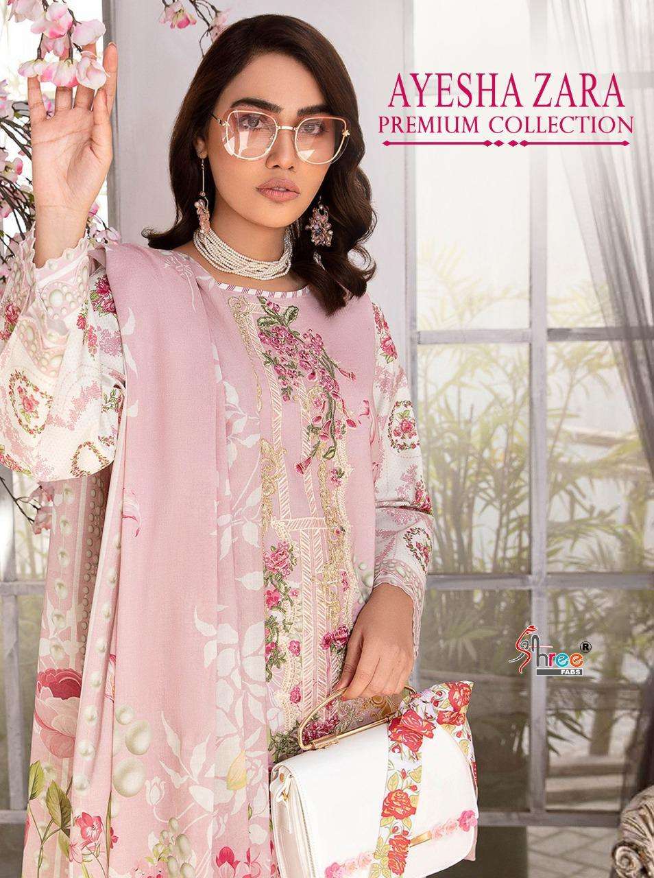 ayesha zara premium by shree fabs cotton daily wear pakistani suits