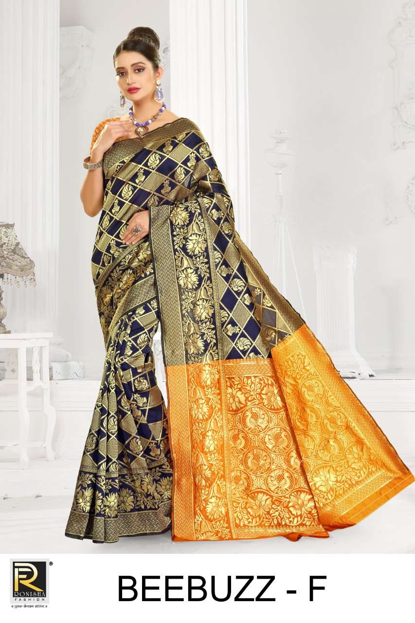 Beebuzz by ranjna saree kasual wear silk saree Collection 