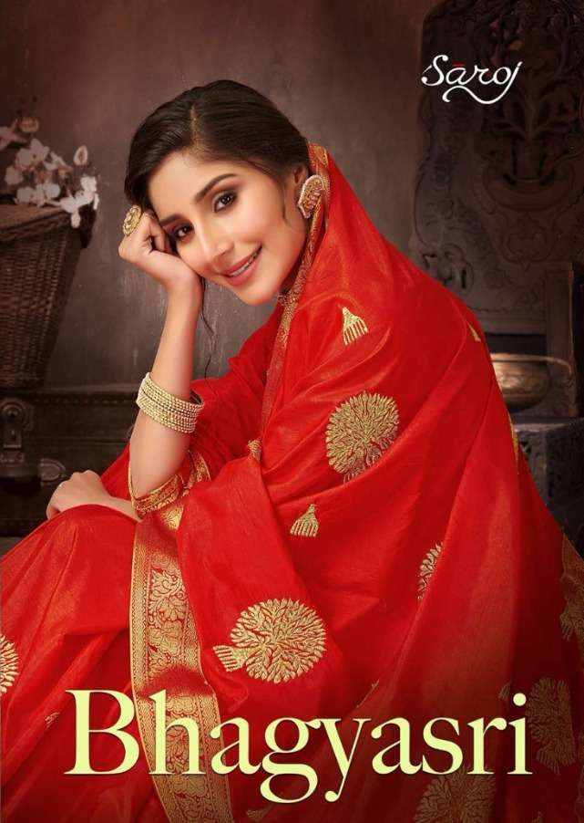 bhagyashri by saroj sana silk embroidery sarees