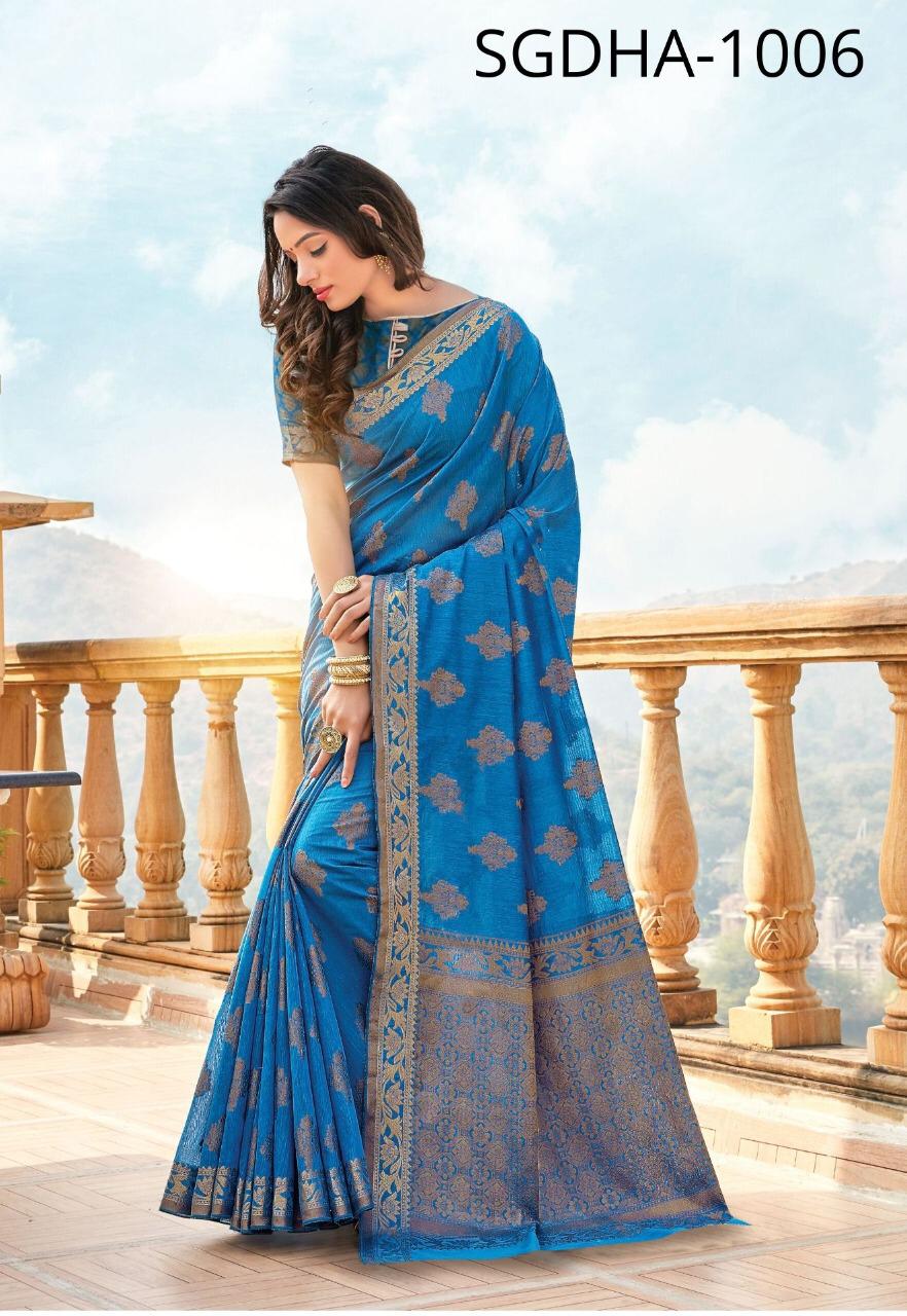 Dhakai By Sangam Cotton Handloom Ethnic Stylish Saree Online Supplier