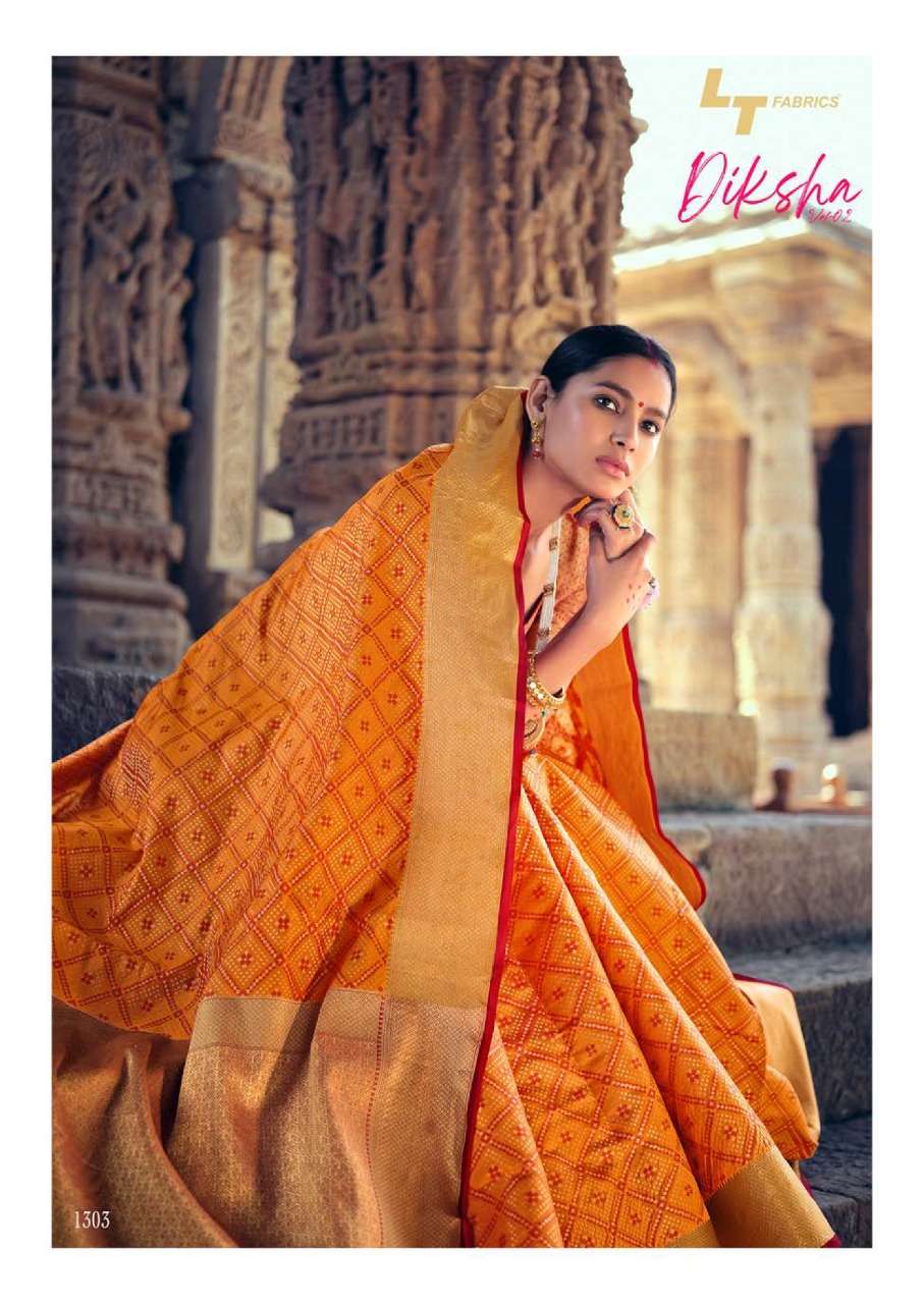 diksha vol 2 by lt fashion patola silk traditional wear sarees