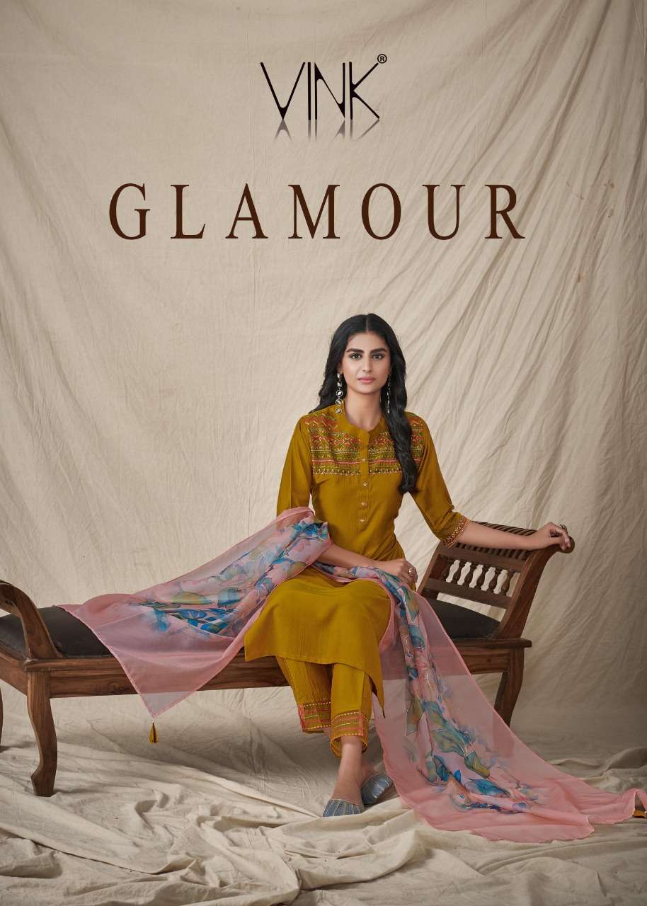 glamour by vink silk readymade suits wholesaler