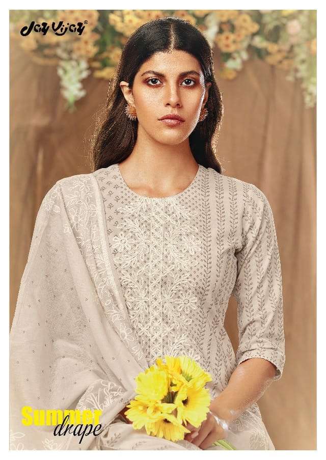 jay vijay present summer drape cotton exclusive fancy suits