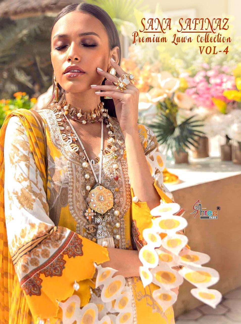 sana safinaz premium lawn vol 4 by shree fabs lawn cotton pakistani summer suits