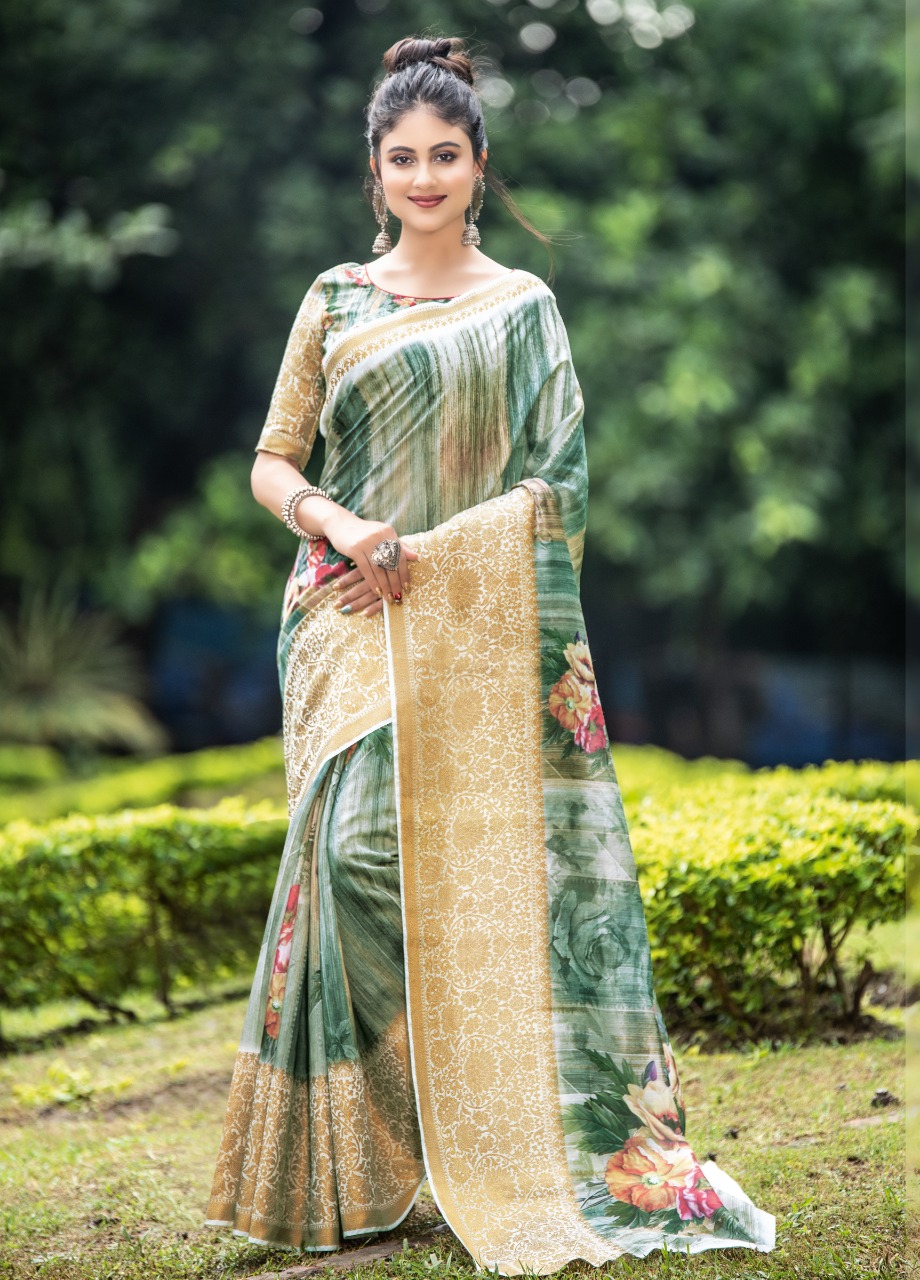 Sangam Flemingo Cotton Traditional Wear Saree Collection