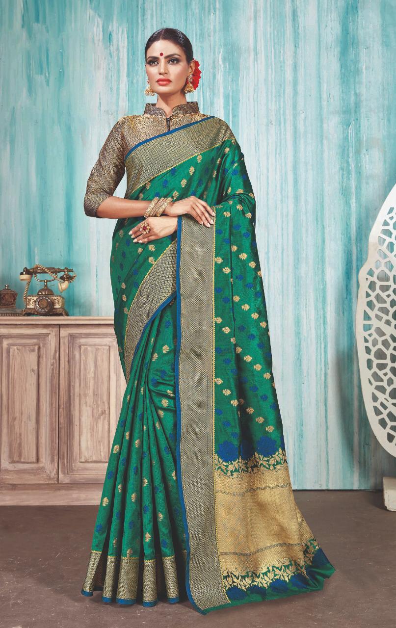 Sangam Present Madras Handloom Cotton Saree Wholesaler Surat Supplier