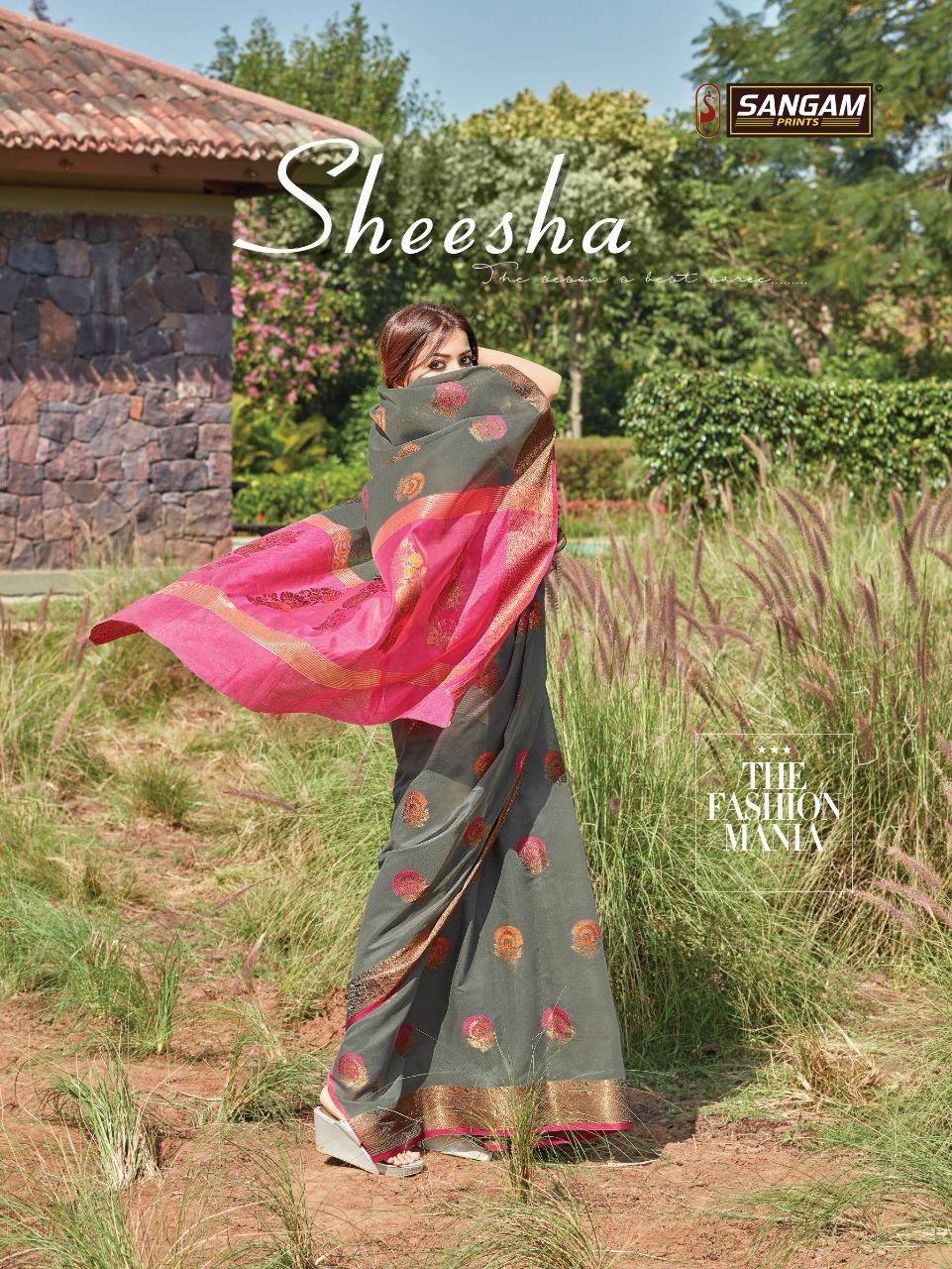 Sangam Print Presenting Sheesha Cotton Handloom Saree For Ladies Collections 2021