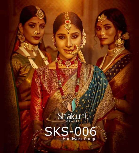 sks 006 by shakunt silk elegant look saree