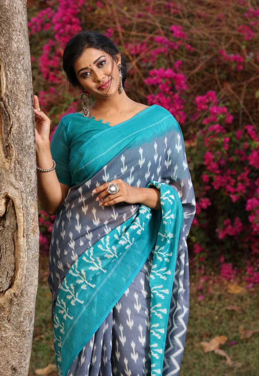 sr barkha vol 2 mul mul cotton printed sari authorized supplier in surat india