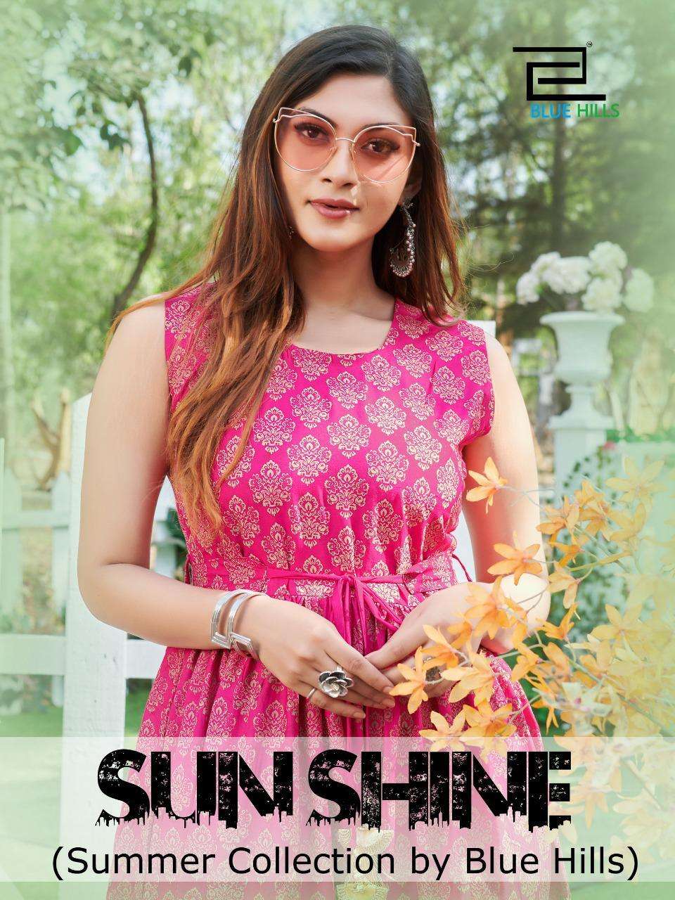 sunshine by blue hills rayon designer long gown supplier