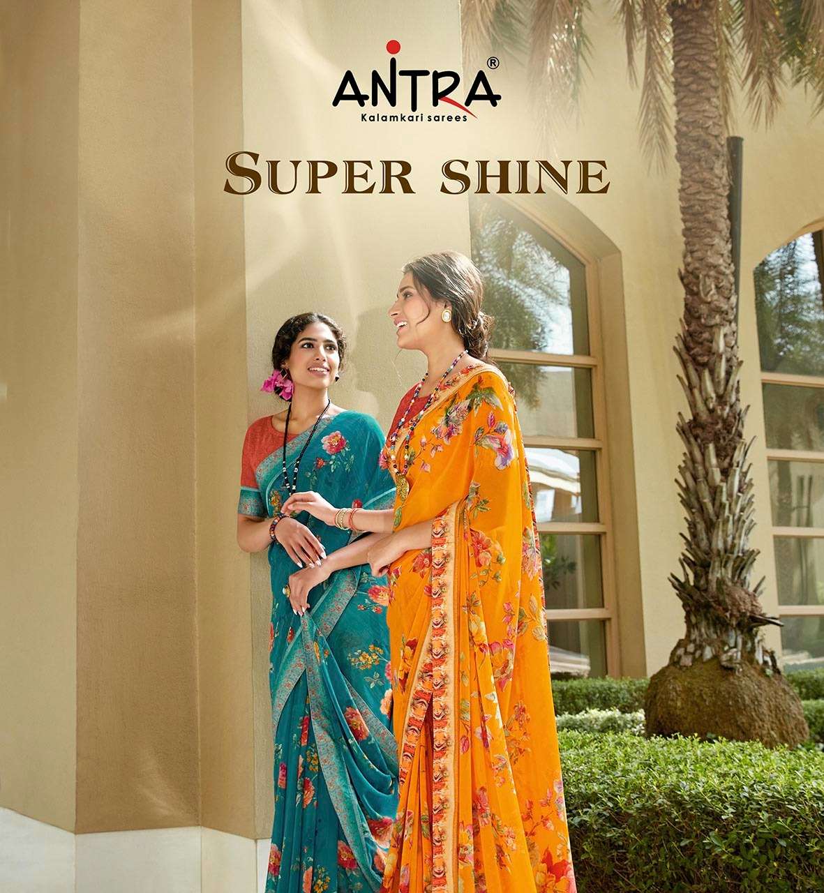 super shine by antra weightless printed daily wear saree