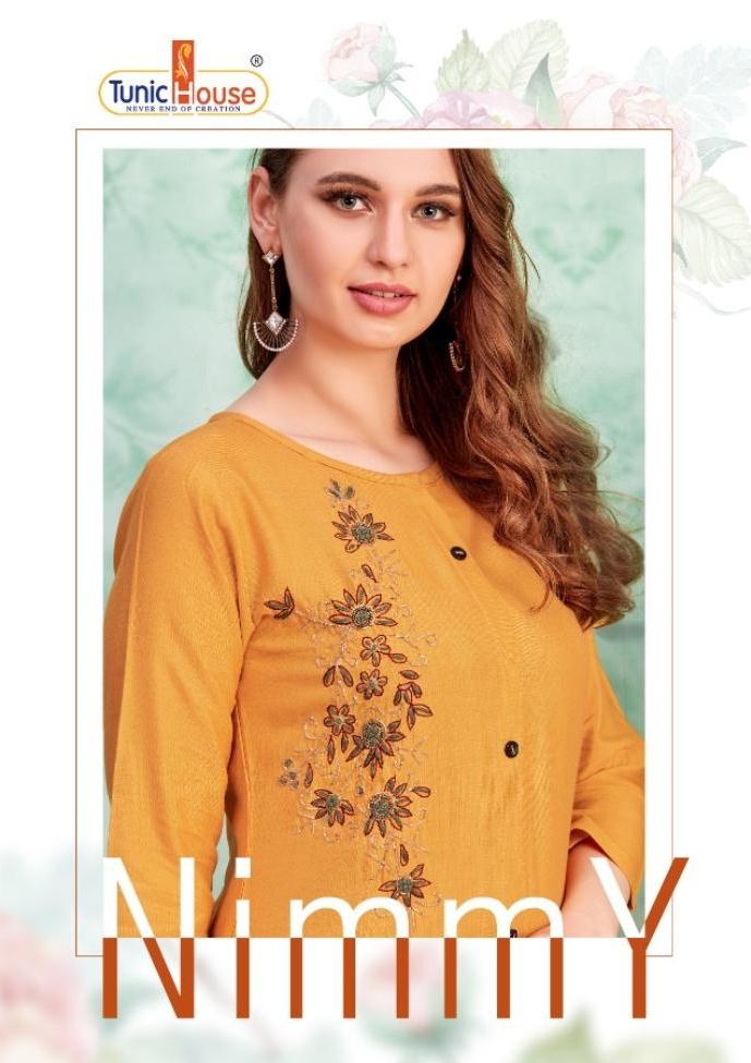 Tunic House Nimmy Rayon Flex Regular Wear Kurti Collection