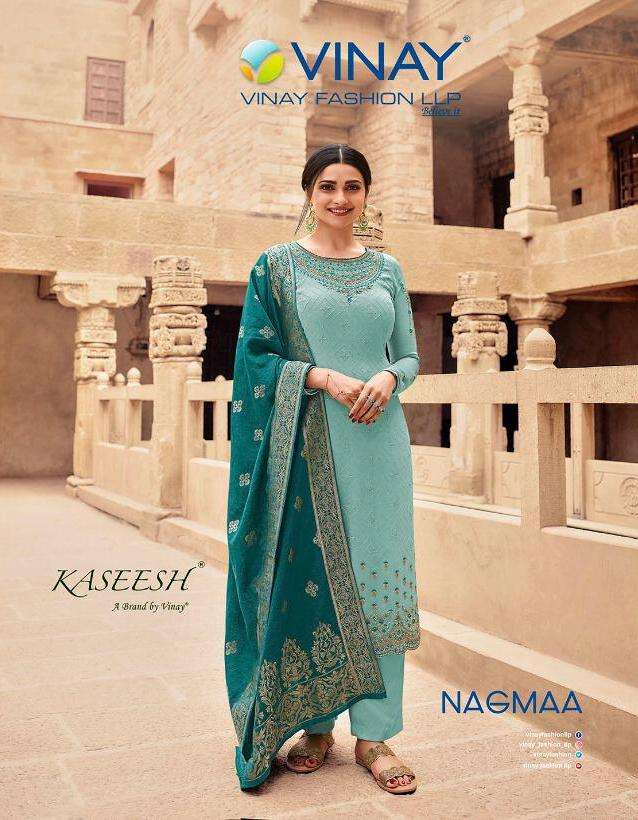 vinay nagmaa 14011-14018 series georgette embroidery designer suits