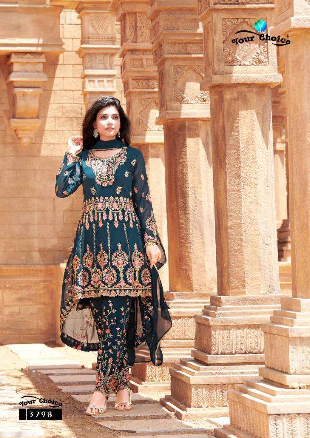 zolla by your choice ramzan special georgette embroidery salwar suits